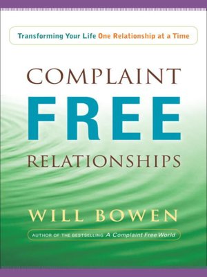 Complaint Free Relationships - ebook